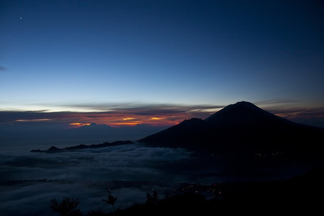 Climb a volcano, Bali