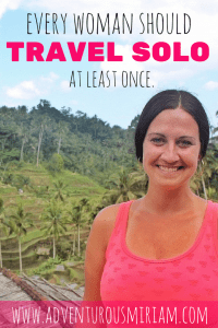 Solo female travel