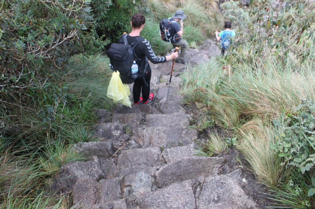 Hiking the inca trail