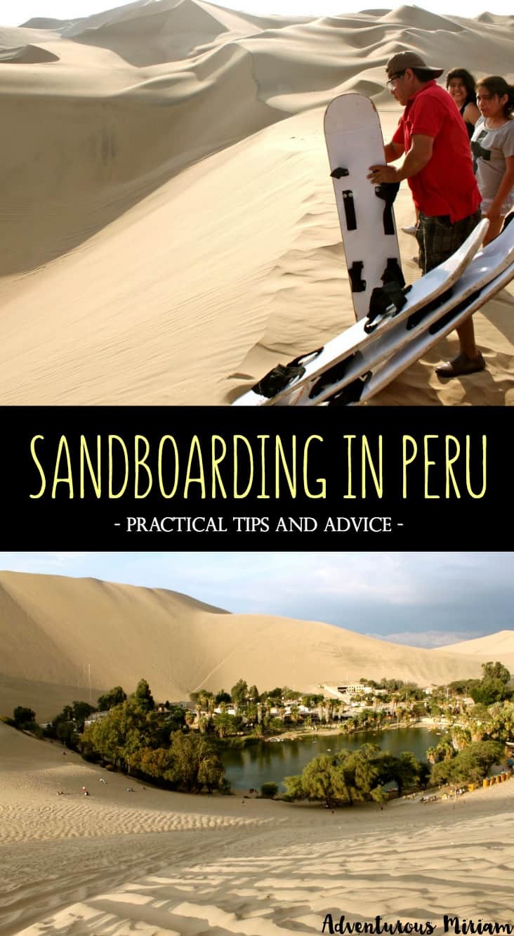 Imagine a massive sandbox overlooking an oasis with lush palm trees, restaurants and cozy cafes. Add a few sandboards and buggys, adventure-seekers driving to the top of the steep, high slopes and boarding all the way to the bottom. Here's why you should try sandboarding in Peru, including tips and advice!
