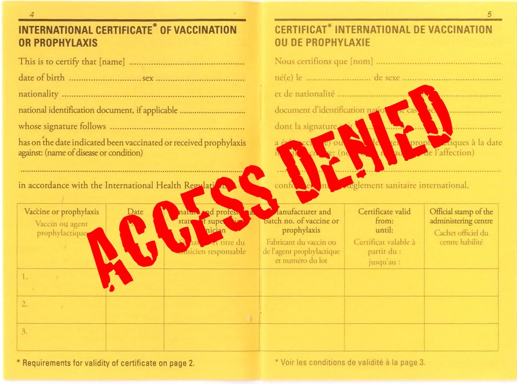 Yes, you need a yellow fever vaccination card to enter Bolivia ...