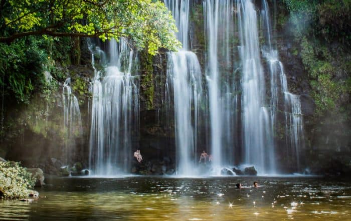 Llanos de Cortez waterfall