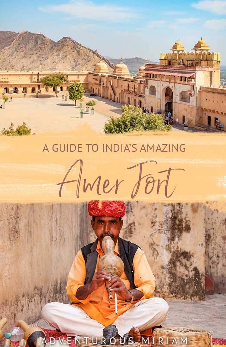 Amer Palace Jaipur is one of the gems of Rajasthan and an easy day trip. Find out what to see and do in this extensive palace complex. #amer #jaipur