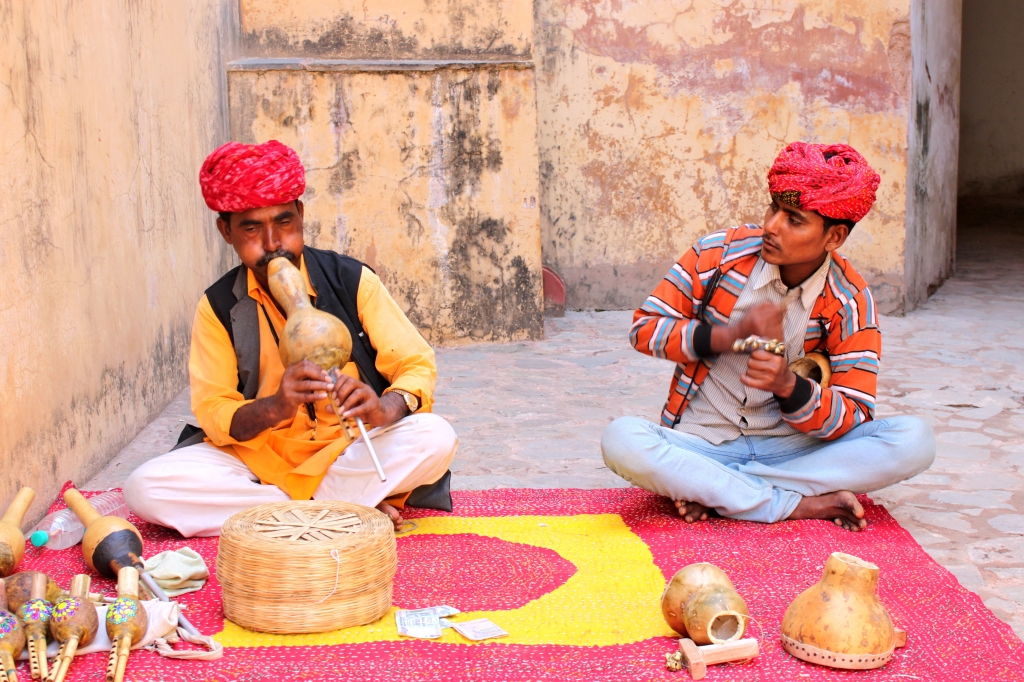 Snake Charmers at Amer Fort, Jaipur