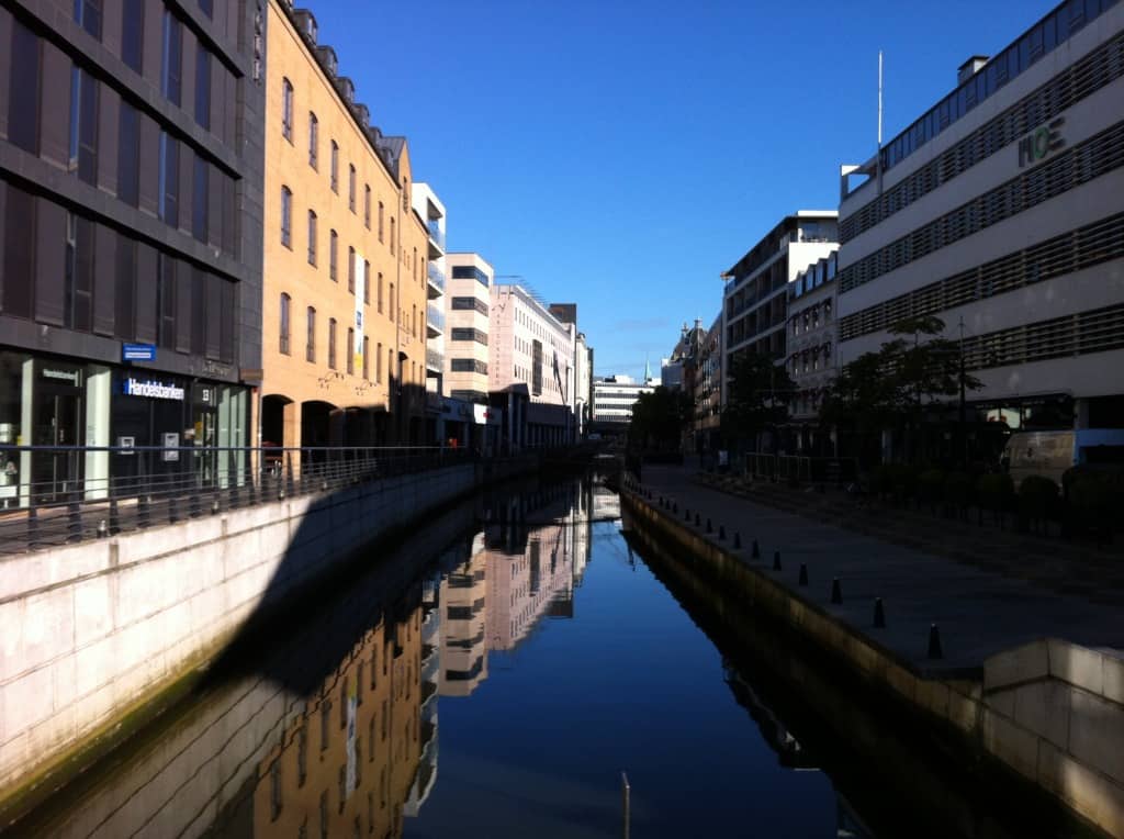 The canal in Aarhus