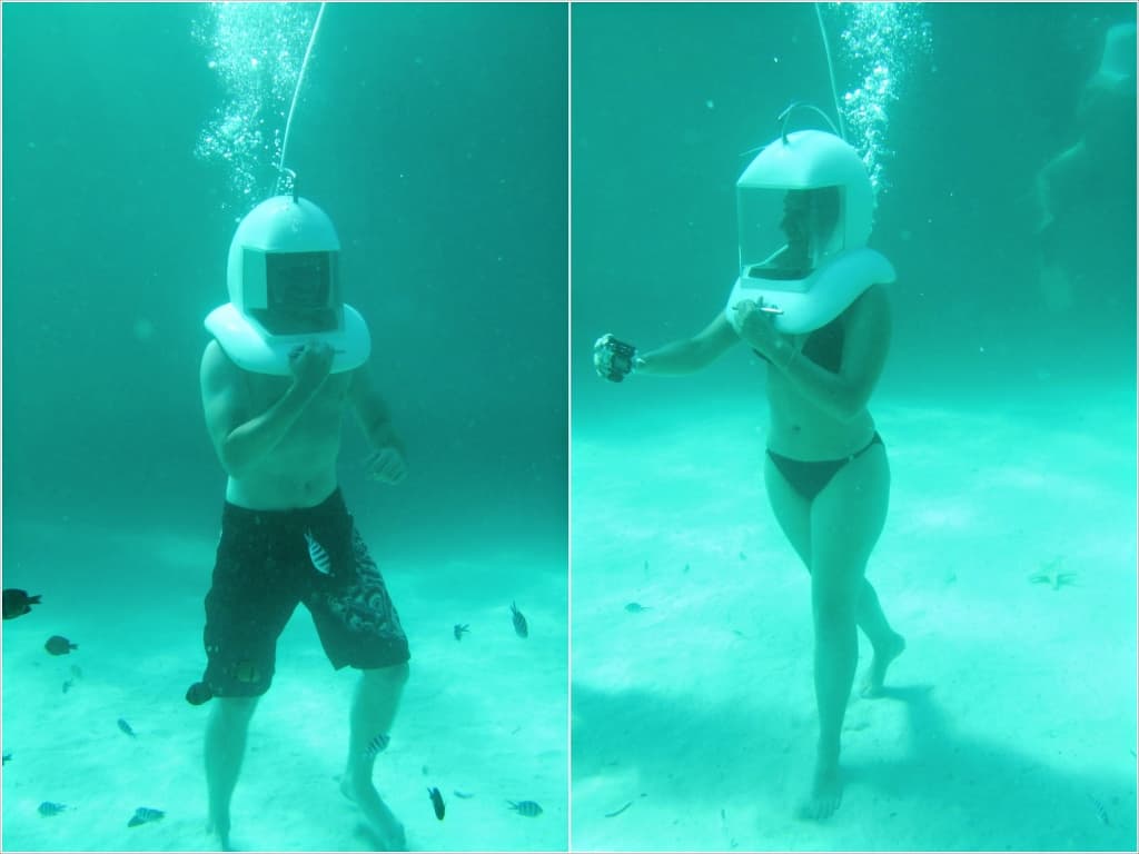 bell helmet diving