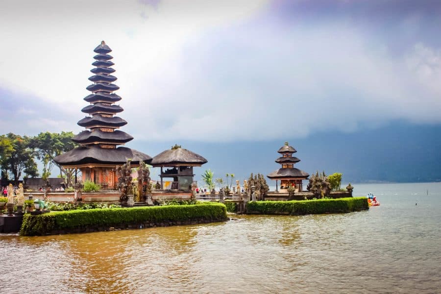 sunset at Tanah Lot