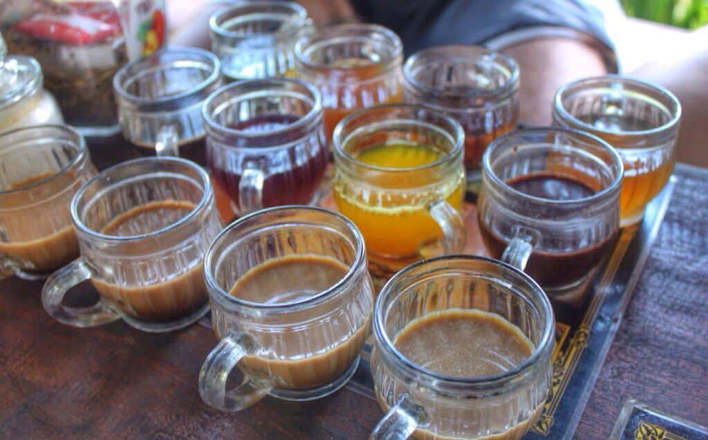 Balinese Coffee and tea