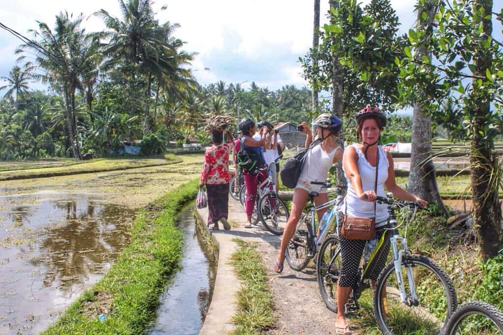 Bike tour in Bali