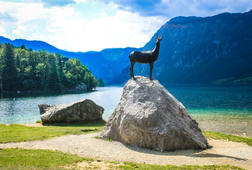 Hiking and Biking at Lake Bohinj