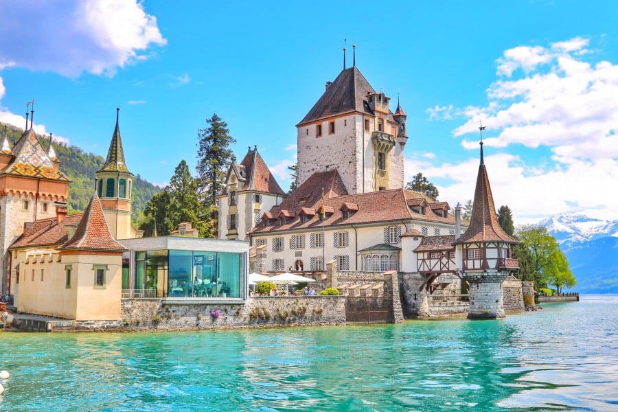 Visiting Spiez and Oberhofen castles in the Swiss Alps - Adventurous Miriam