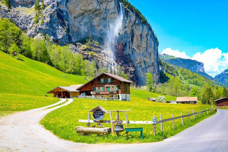 Lauterbrunnen waterfalls – the most magical place in Switzerland