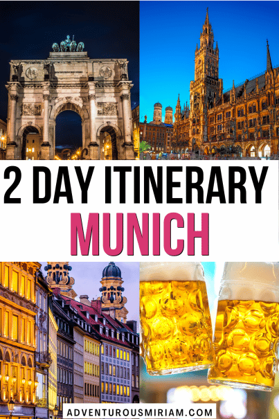 2 days in Munich is the perfect amount of time to explore the main sights and get a good sense of the Bavarian city. Here's the perfect Munich itinerary for a weekend trip. #germany #traveltips
