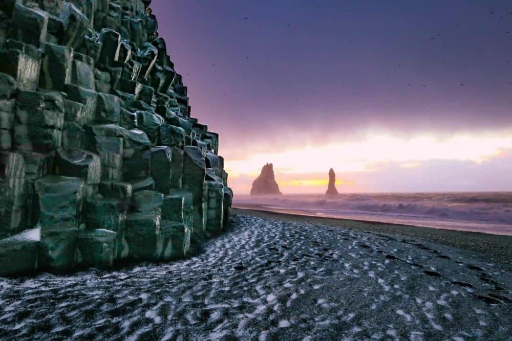 Reynisfjara Black Sand Beach is a must-see in Iceland