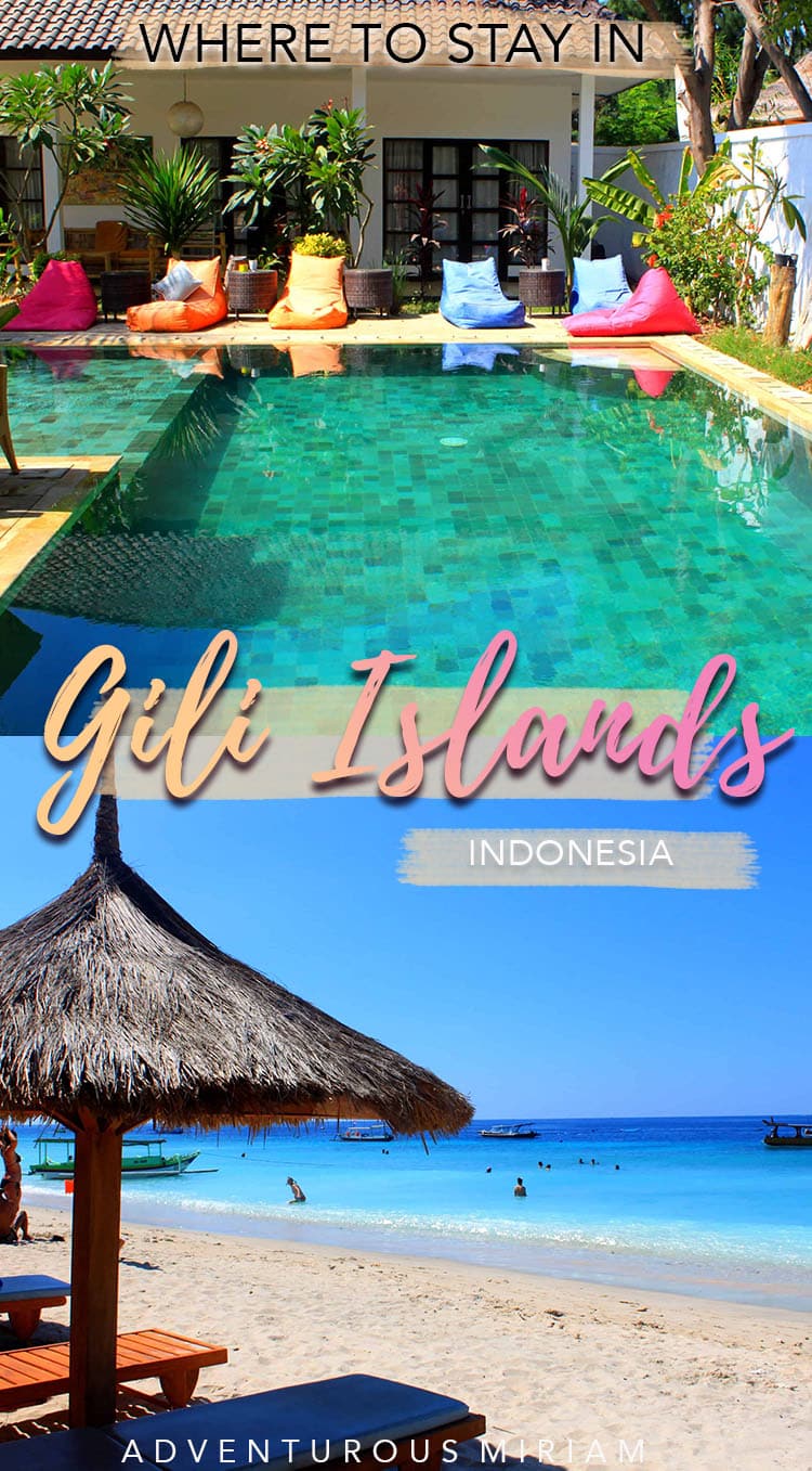 The Best Gili Islands Hotels Accommodation Gili Trawangan Meno Air Adventurous Miriam