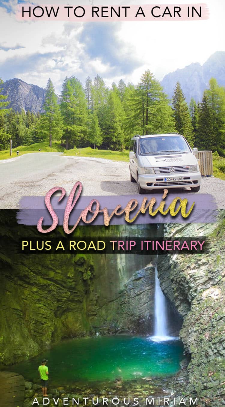Car rental Slovenia tips: These are my best tips for renting a car in Ljubljana, including tips on where to find the best car rental deals in Slovenia, prices and more. You'll also get a 7-day road trip itinerary with lots of great tips on what to see and where to stay. #slovenia #roadtrip #travel
