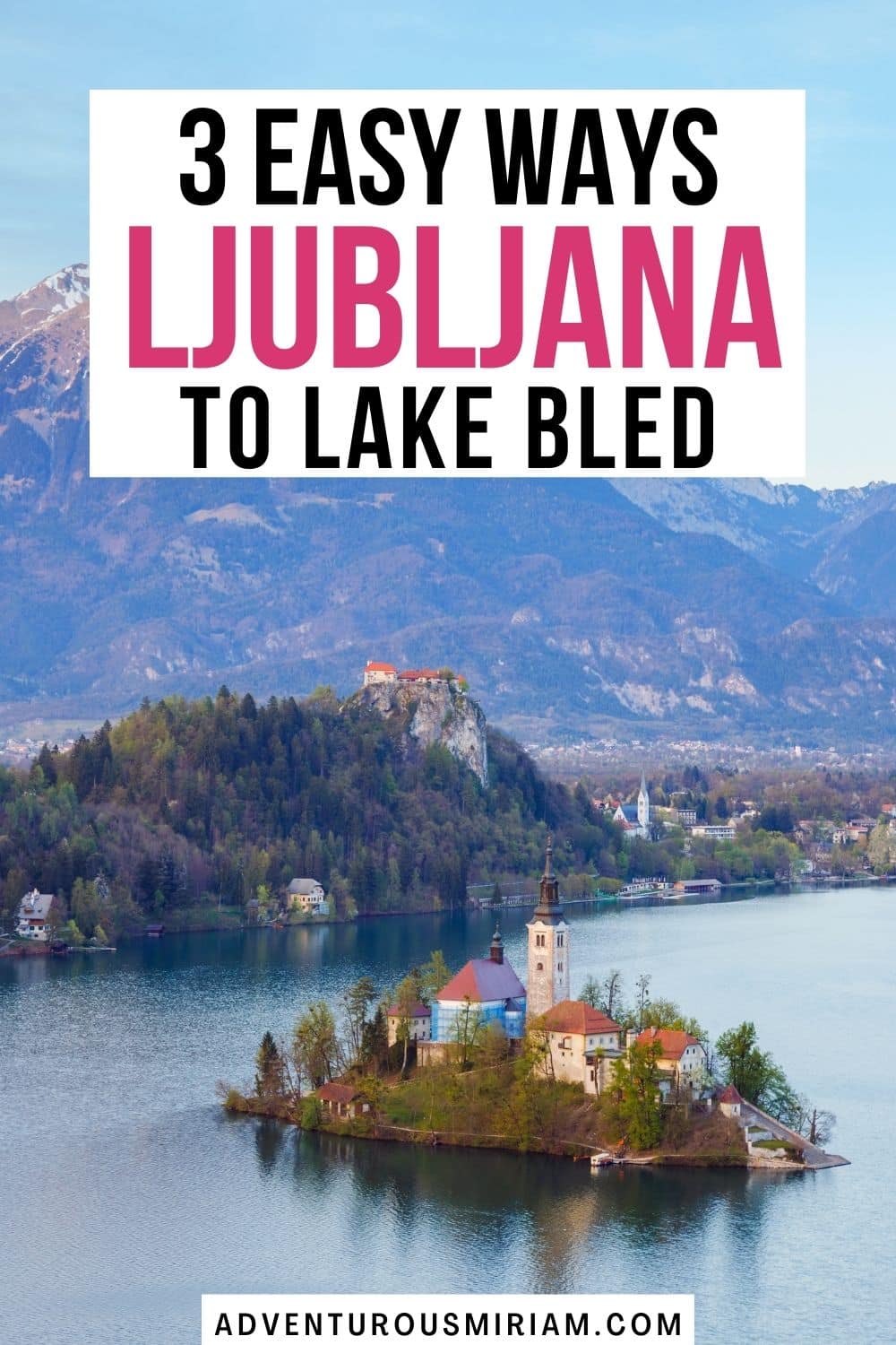 Going from Ljubljana to Lake Bled? I've listed the 3 best ways (by public transportation, rental car and organised tour) incl. a quick guide to Lake Bled. Perfect for first-time travelers, solo travelers, families and couples. how to get to lake bled from ljubljana. bled to ljubljana. lake bled to ljubljana. The Balkans. 