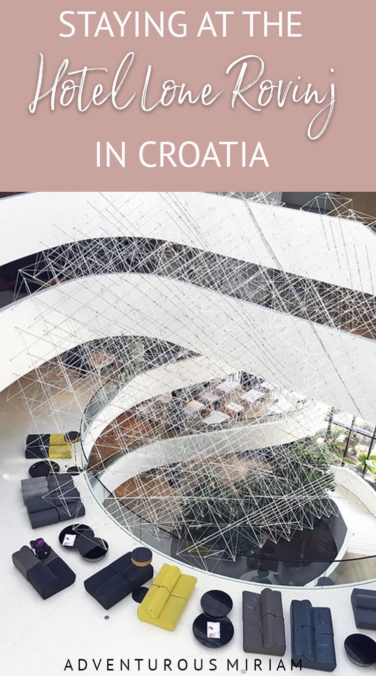 Venturing to Istria in Croatia? Here's what it's like to stay at Hotel Lone Rovinj. #croatia #istria