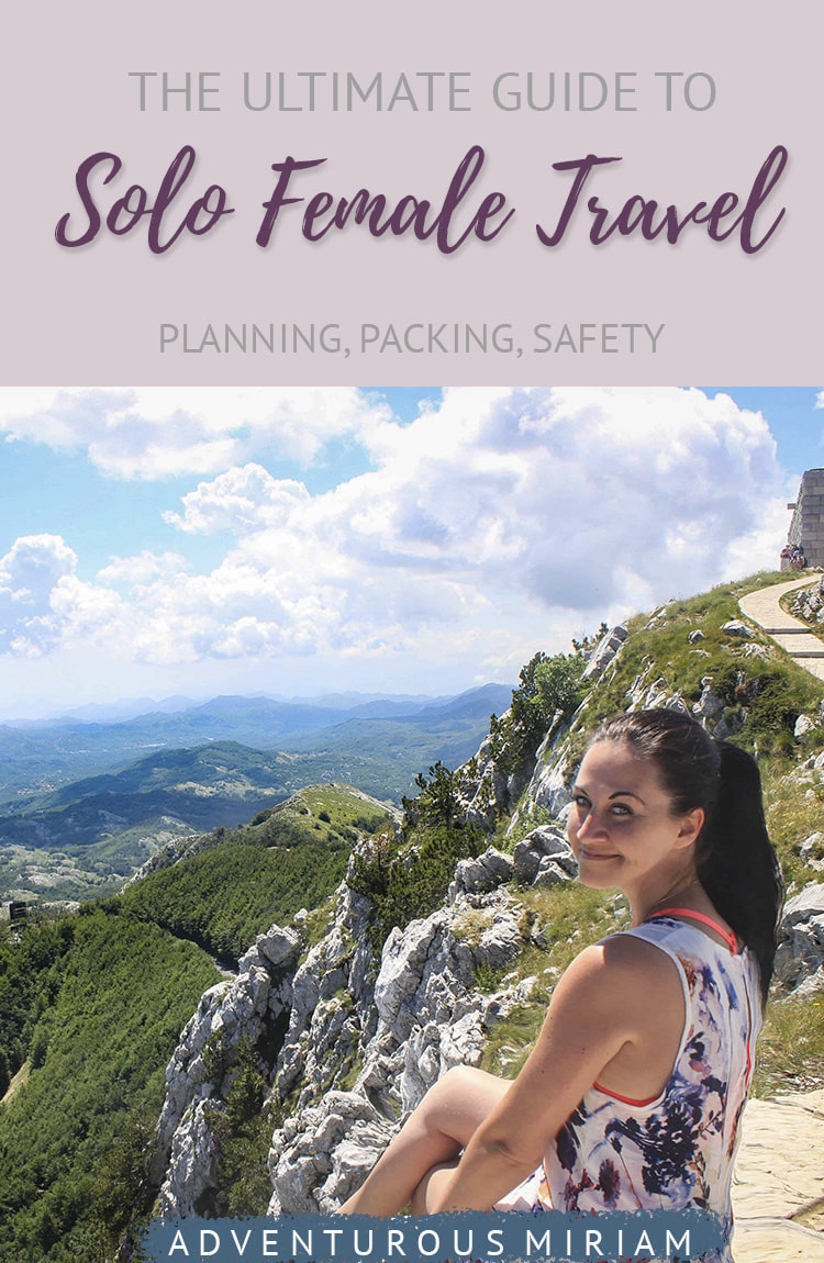 Looking for solo female travel tips? Are you travelling alone for the first time? Here's everything you need to know, from safety to packing & planning. #solofemale #femaletravel #solotravel