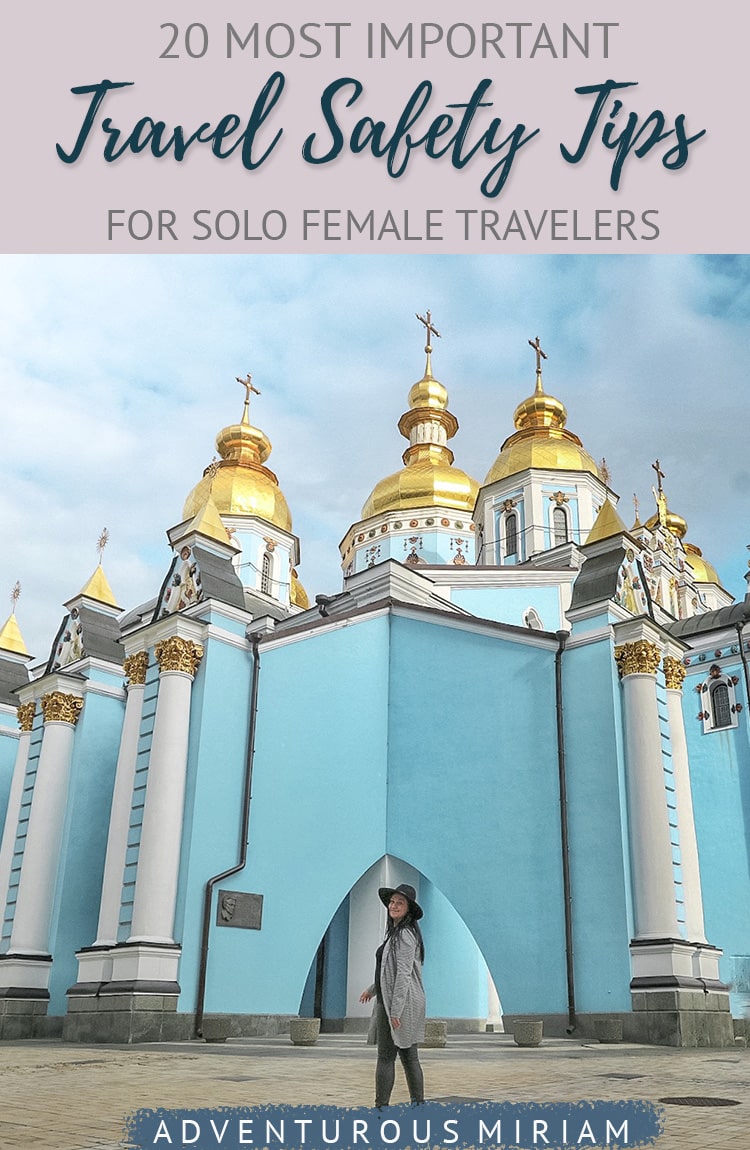 Planning to travel solo and need some safety tips? Travelling solo as a woman can be intimidating, but with these proven safety travel tips, you'll be able to have an amazing trip without worries! #travel #travelsolo #traveltips