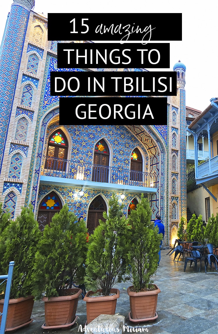 Wondering what to do in Tbilisi, Georgia (Caucasus)? To make sure you don't miss any cool activities, have a look at the best things to do in Tbilisi, Georgia. From eating khinkalis and the world's best comfort food to the Narikala Fortress and the modern Peace Bridge. Find fun activities and a guide to where to stay in Tbilisi. #tbilisi #georgia #caucasus