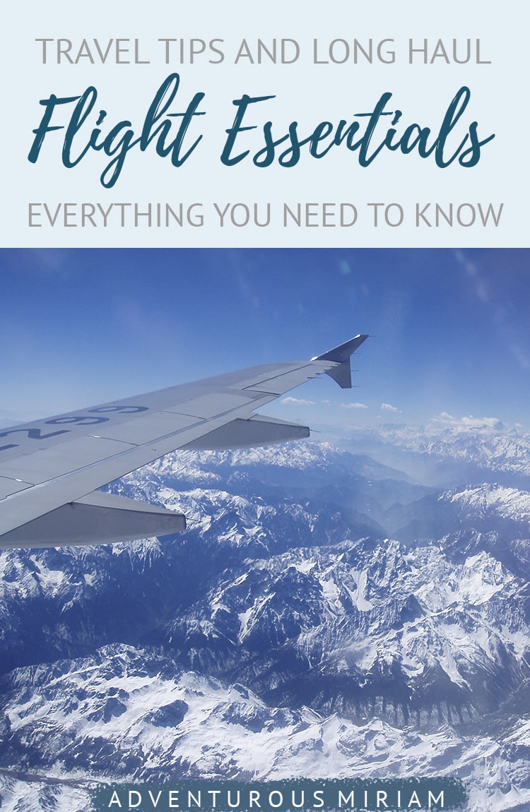 These long-haul flight essentials and tips will make your next flight a breeze. Prepare and pack this in your carry-on for a comfortable flight #flightessentials #carryon #longhaul