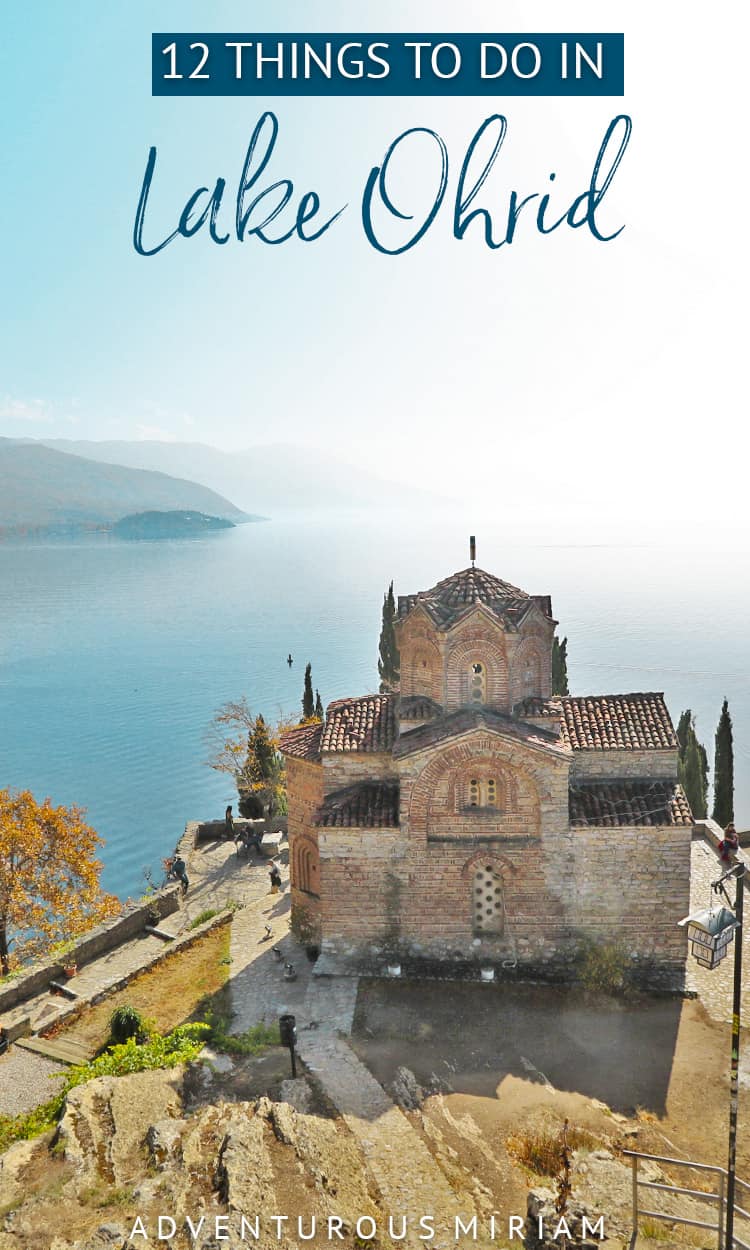 Looking for amazing things to do in Lake Ohrid Macedonia? Find my tips for the best sights, delicious food and gorgeous hotels in this amazing Macedonian lakeside town! #ohrid #macedonia