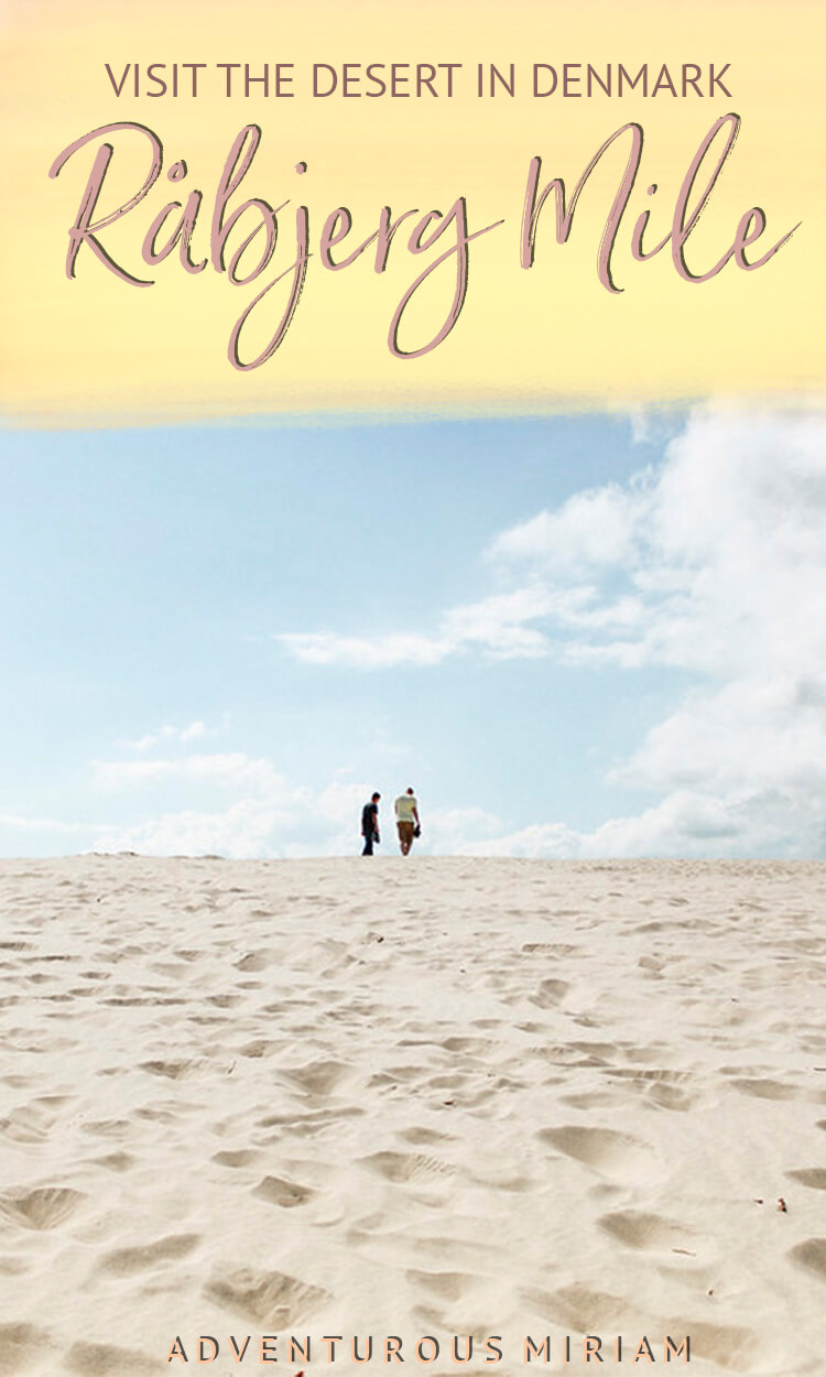 Råbjerg Mile is the largest migrating sand dune in Denmark. Find out how to visit this unusual mini desert in North Jutland. #denmark