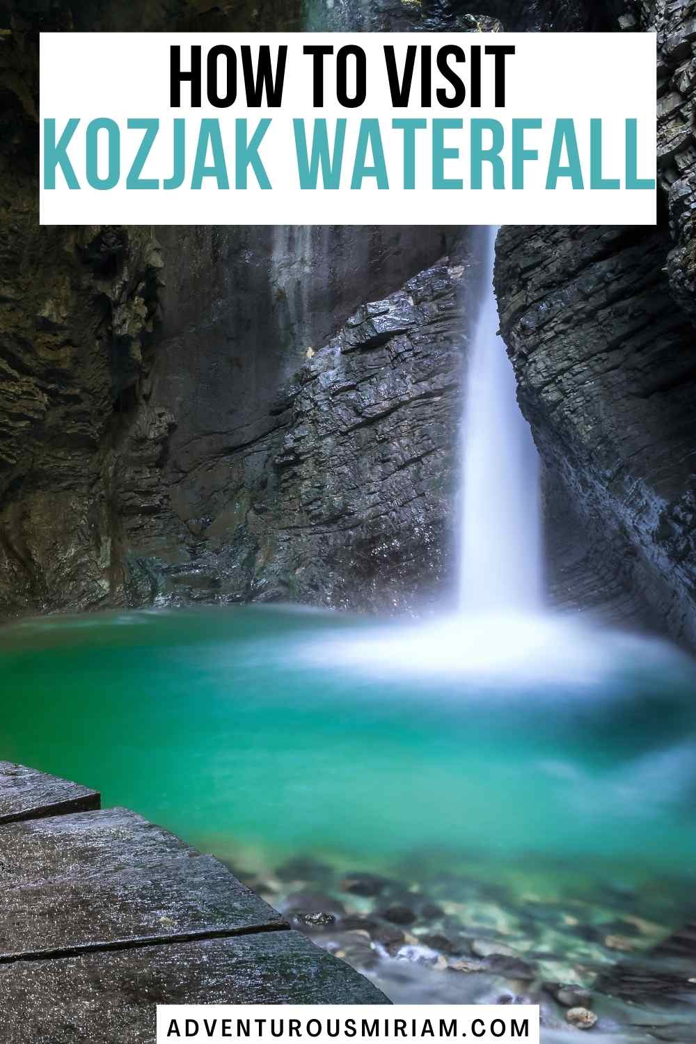 Hiking in Kozjak waterfall, Slovenia. Get all the tips and tricks here. Kozjak waterfalls. Kobarid Slovenia. Soca valley. Waterfalls Slovenia. The Balkans.