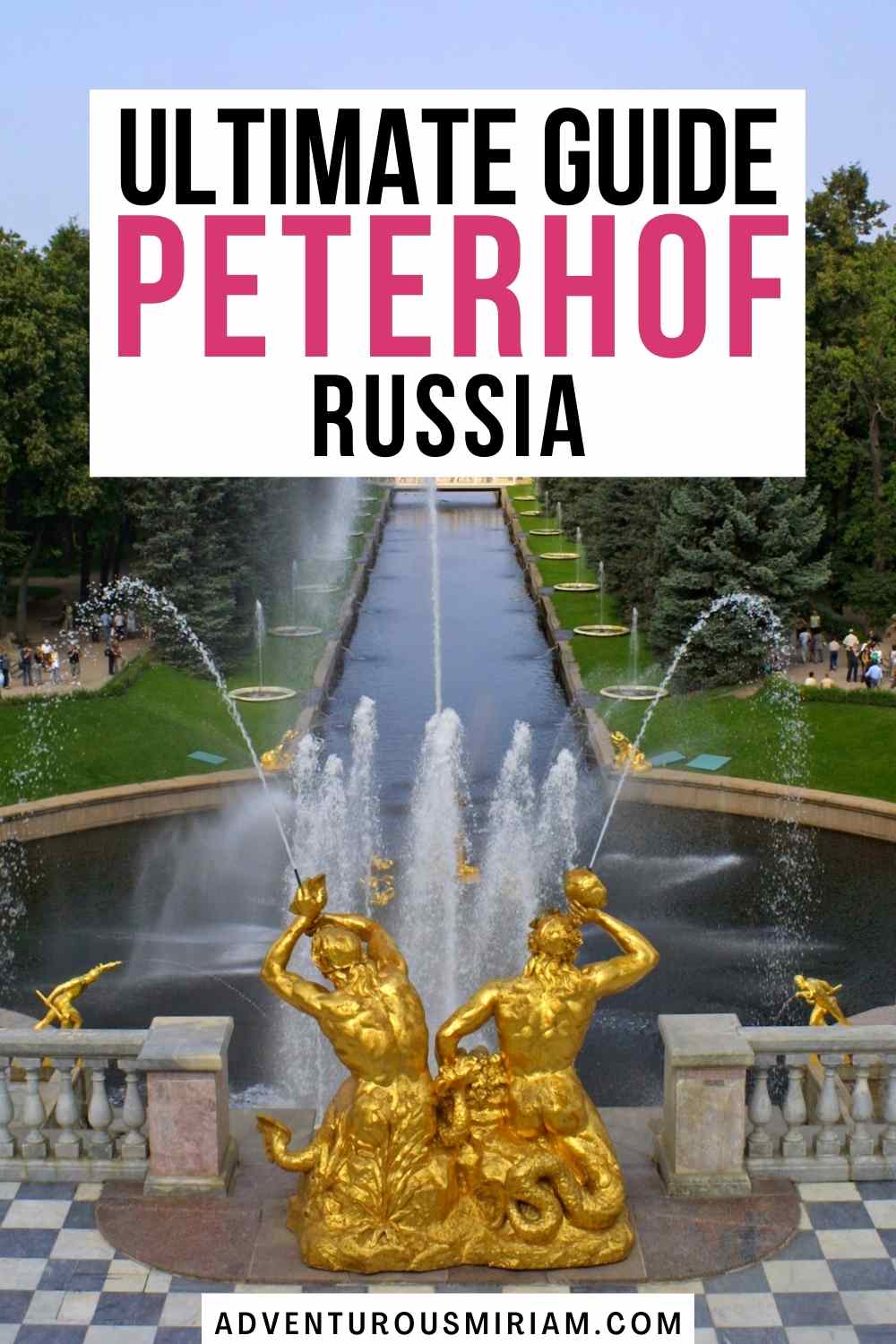 Peterhof Palace Russia is easily visited on a day trip from St Petersburg. Here's everything you need to know to plan your trip by hydrofoil to Peterhof, including entrance prices and what to see.