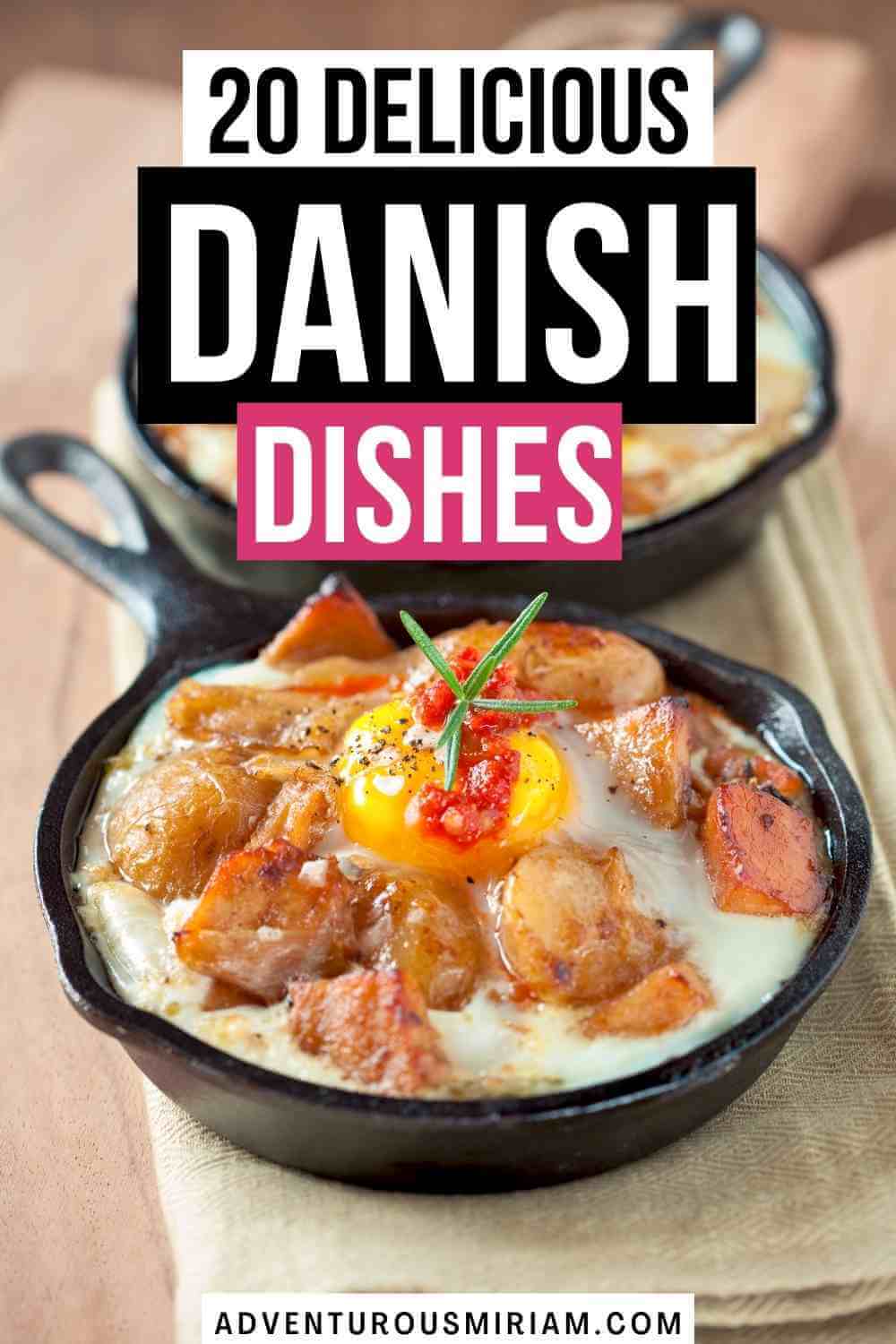 Danish Food Guide I Are you wondering what to eat in Denmark? You've probably heard about Danish pastry and maybe even stegt flæsk med persillesovs, but there's so much more delicious Danish food to try! Here are 20 traditional Danish dishes to eat in Denmark. You'll find most of these dishes in big cities like Copenhagen and Aarhus, but some are regional dishes. Also learn tips to find authentic Danish food on your visit to Denmark. This is the perfect Denmark food guide for traveling foodies. #newnordic #scandinavia #foodguide #denmark #food