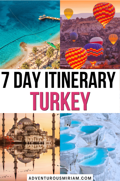 This 7 day Turkey itinerary is packed with the best that Turkey has to offer in a week, including Pamukkale, Cappadocia, Istanbul and Bodrum.