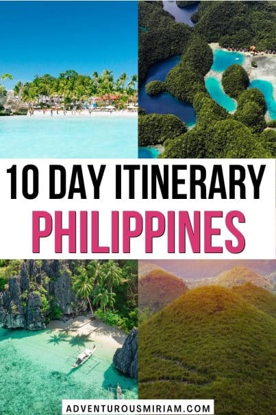 10 day itinerary Philippines