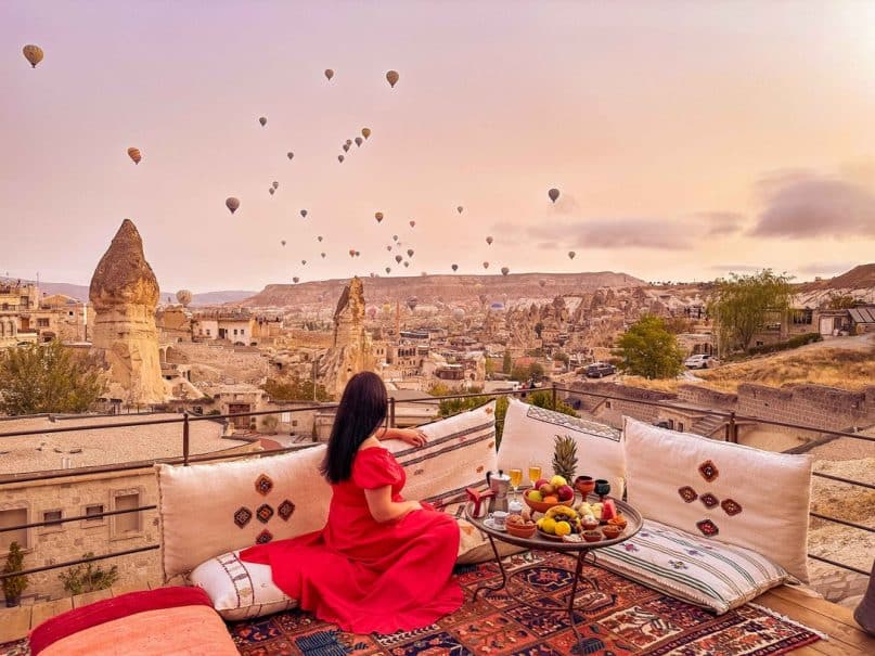 sunrise in cappadocia