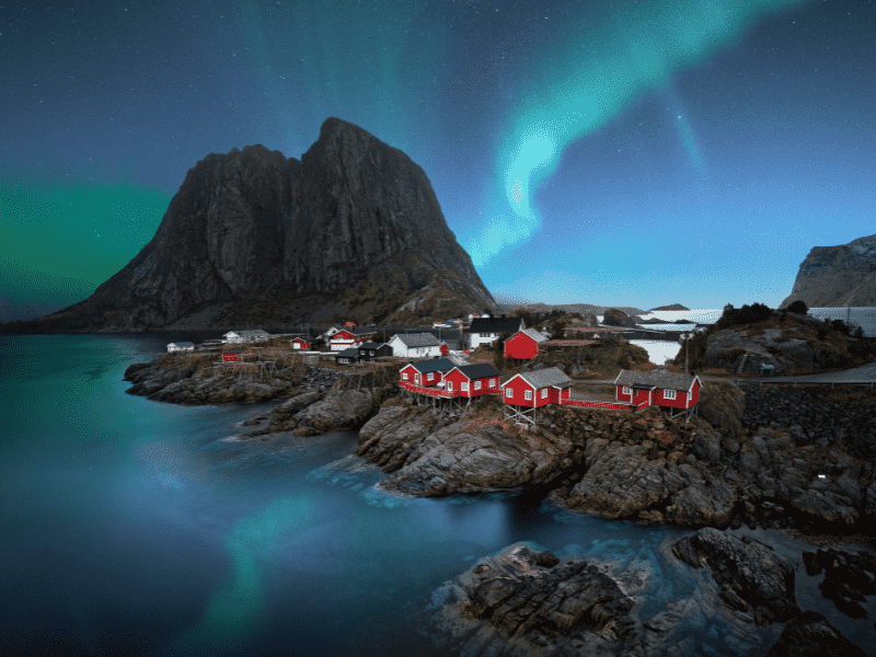 Lofoten in winter