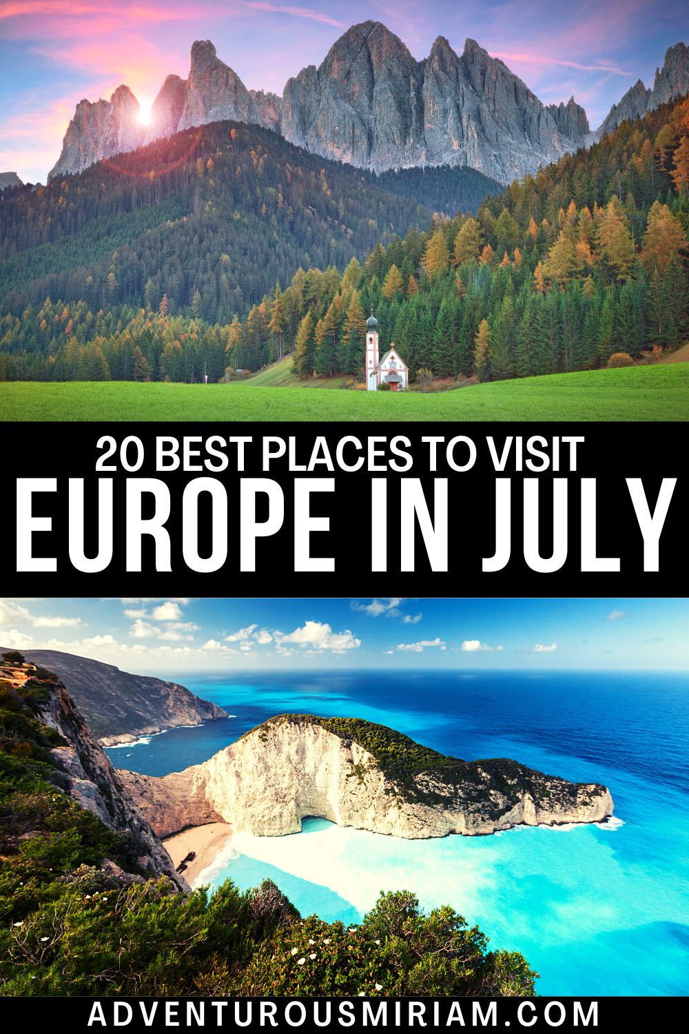 20 best places to visit in Europe in July Adventurous Miriam