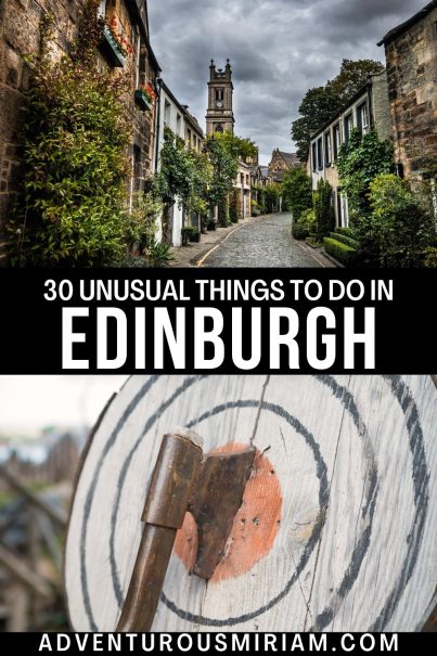 Explore my curated list of the best unusual things to do in Edinburgh. Discover hidden gems in Edinburgh and experience the city's quirky side. From secret spots to unique local experiences, this guide has it all. #EdinburghGuide #HiddenEdinburgh #QuirkyEdinburgh